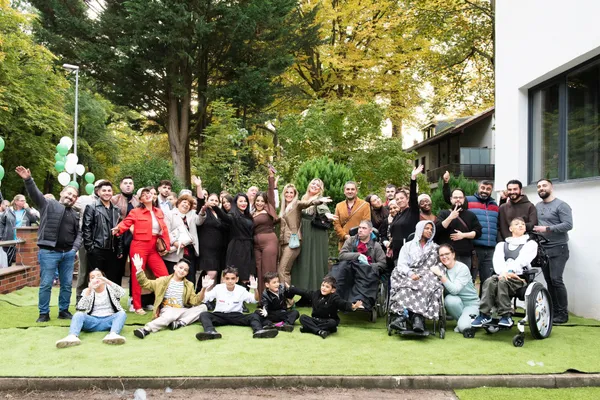 Unser Pflegeteam vor unserem Buro in Hannover